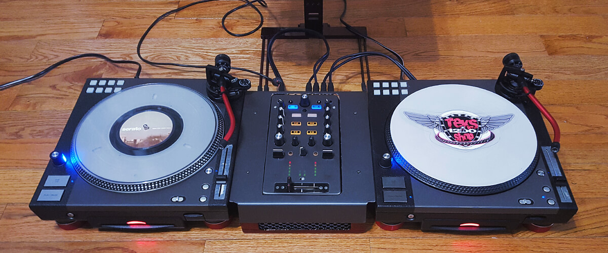 setting up a turntable for digitization